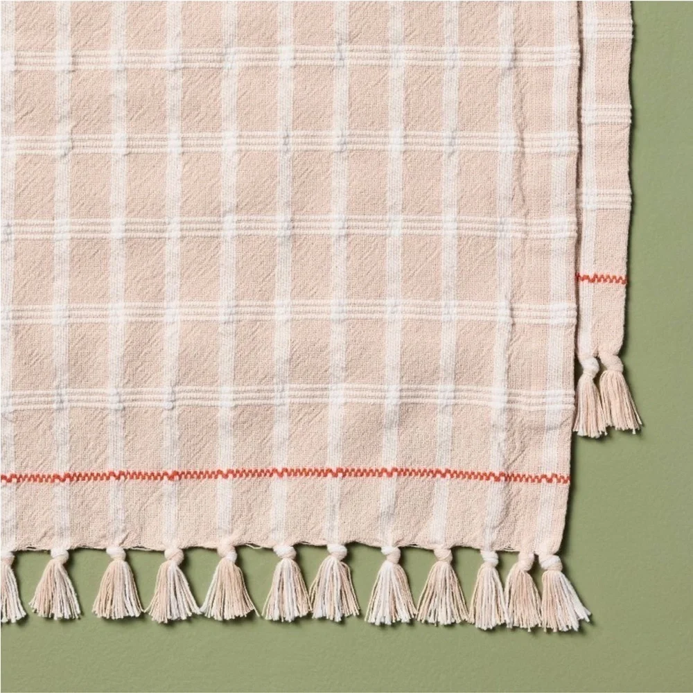 Tri-Stripe Plaid Woven Table Runner from Hearth & Hand™ with Magnolia NWOT